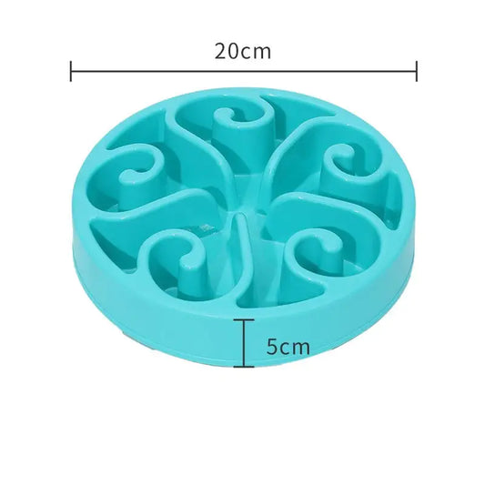 Slow feed Dog Food Bowl