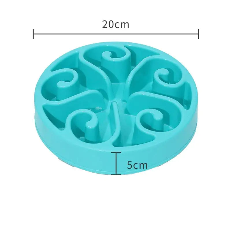 Slow feed Dog Food Bowl